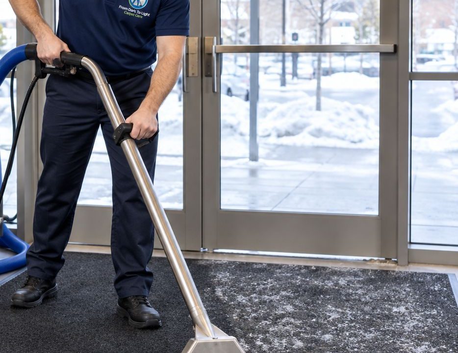 Melting salt and calcium deposits removal