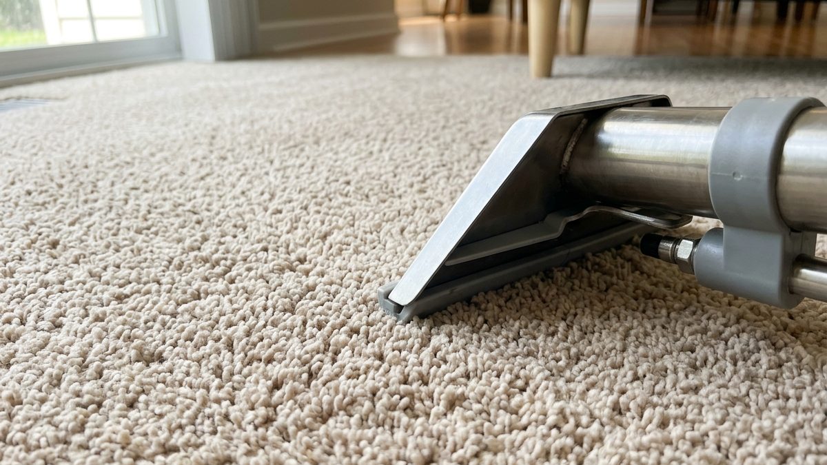 Close look of one of our tools for professional area rug cleaning
