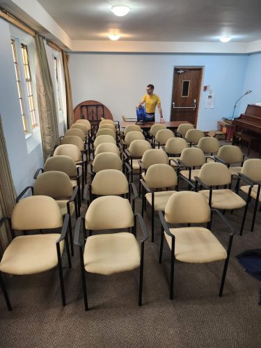 Upholstered chair cleaning Mississauga