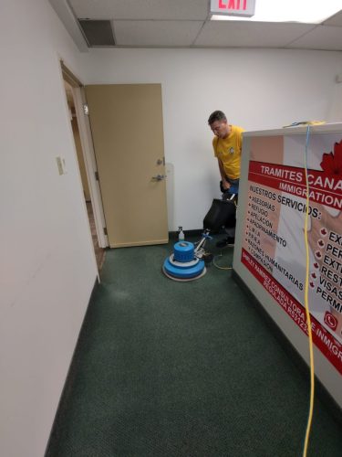 Small office carpet cleaning in Oakville